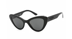 Prada Cat Eye Sunglasses Black (PR13YS-1AB5S0-52)
