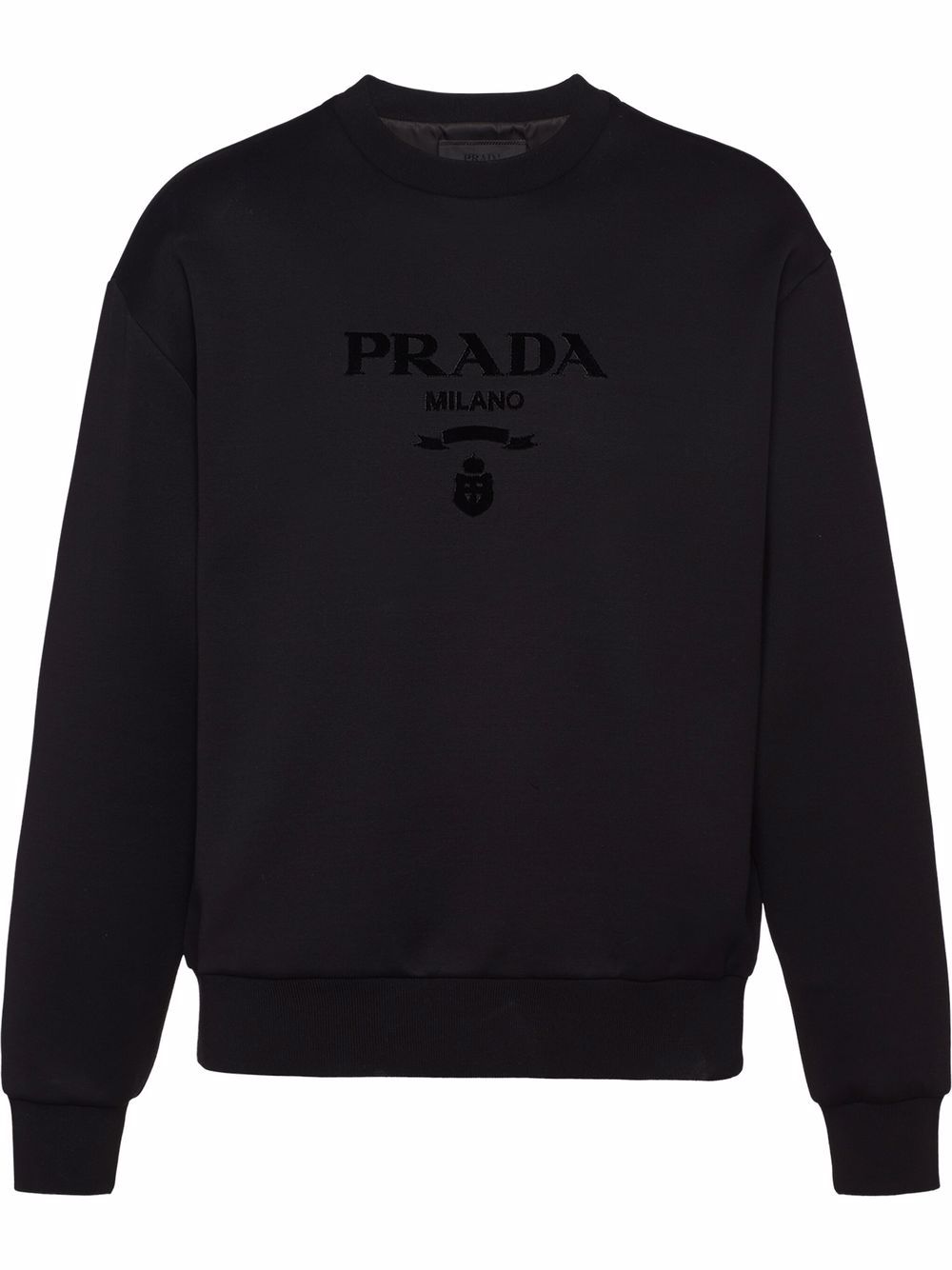 Prada logo sweatshirt new arrivals