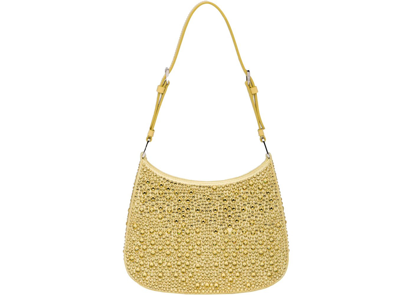 Prada cleo satin bag with appliqués Clearance