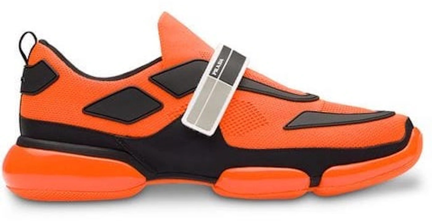 Bold and Vibrant: Orange Prada Shoes for Men