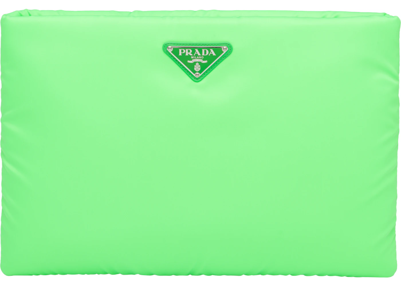 Prada padded 2025 nylon clutch