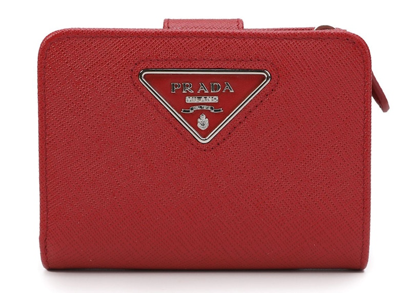 prada red wallet price