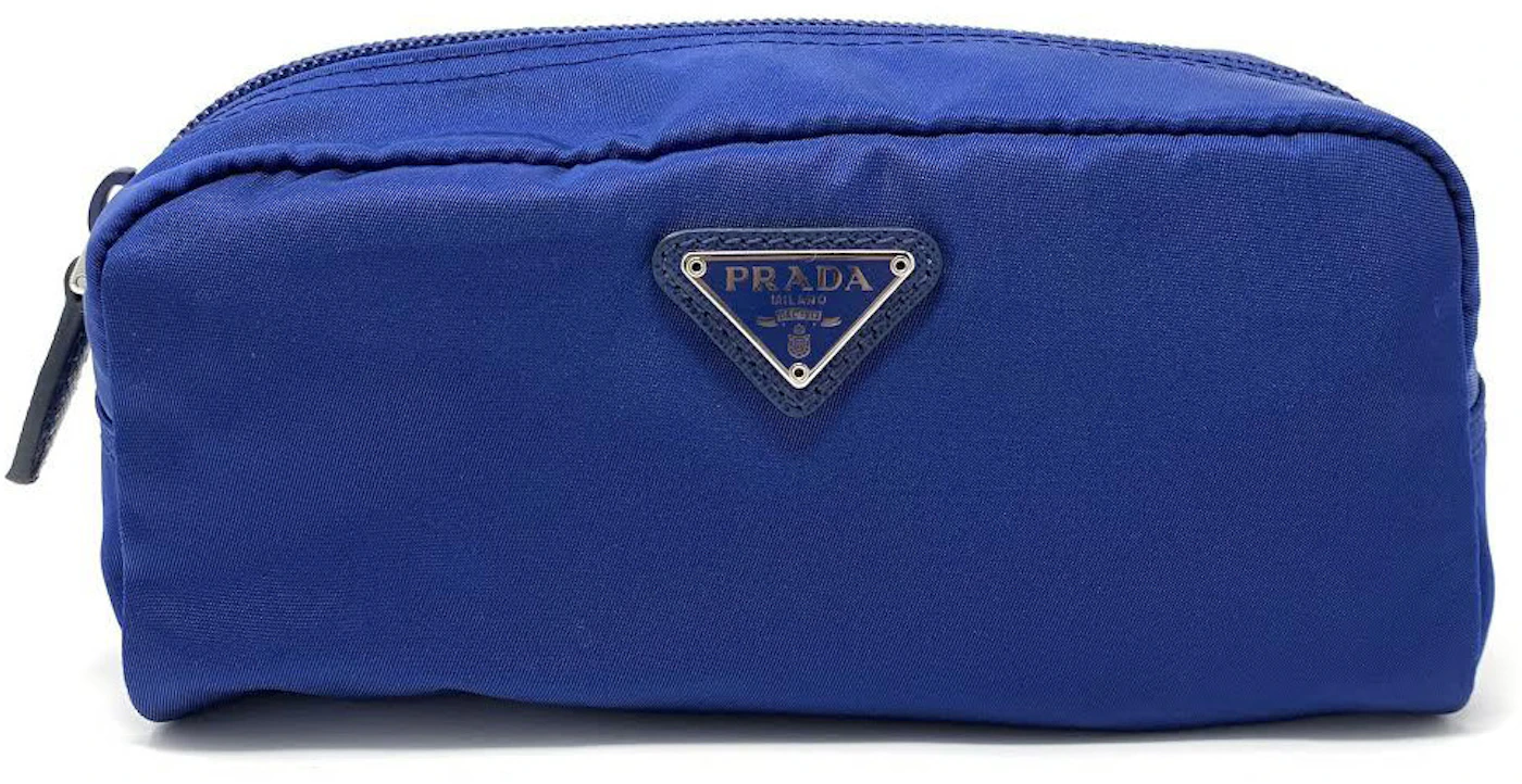 Prada Pencil Set With Original Certificate and Blue Nylon 