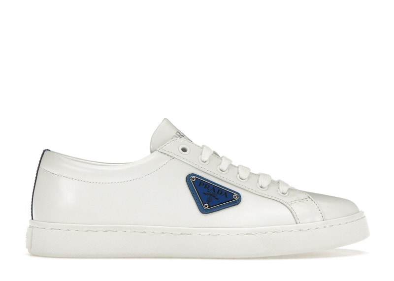 Prada blue and online white sneakers