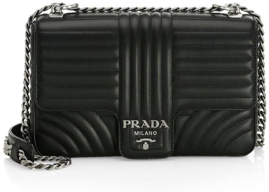 Prada Diagramme Leather Handbag
