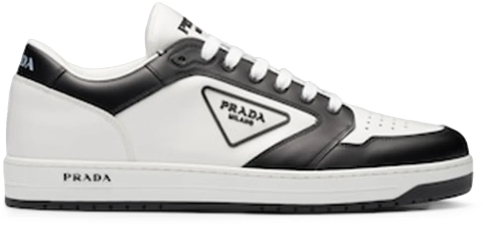 Zapatillas Prada Precios - District Cuero Sneakers Hombre Blancas