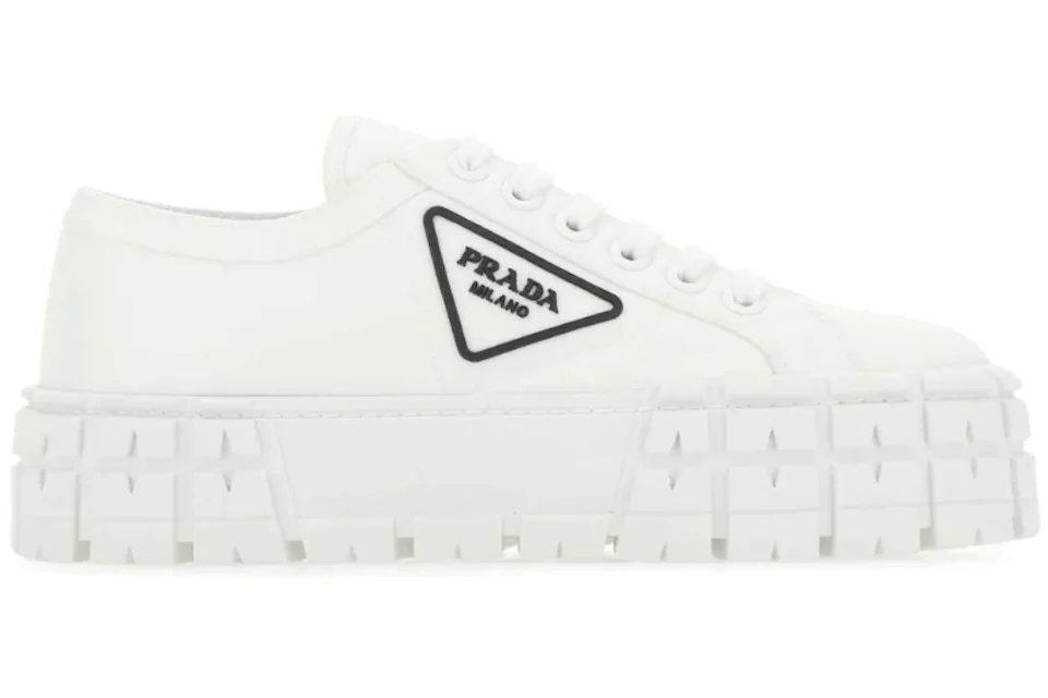 Prada Double Wheel Sneakers White Black (Women's)
