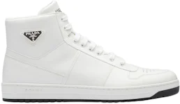 Prada Re-Nylon Gabardine High Top Sneakers Black Black White Men's -  2TE186_3LFV_F0002 - US