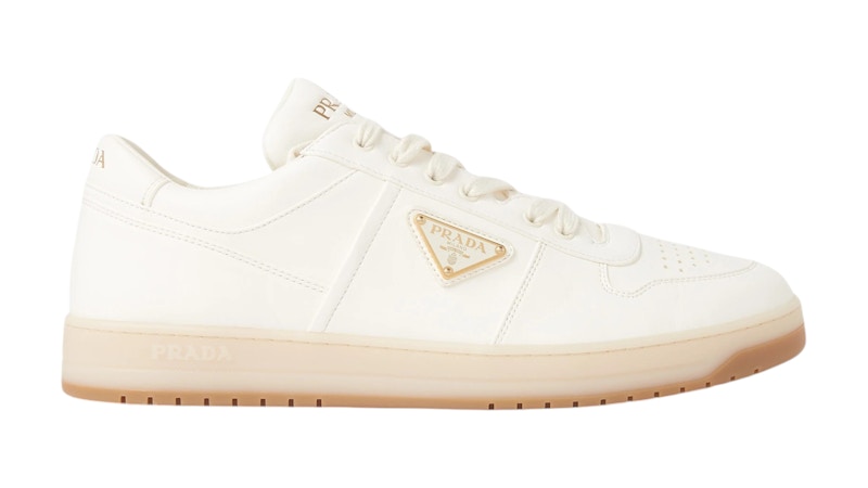 Prada Downtown Low Top Ivory Men's - 2EE364-038-F0304-5-99 - US