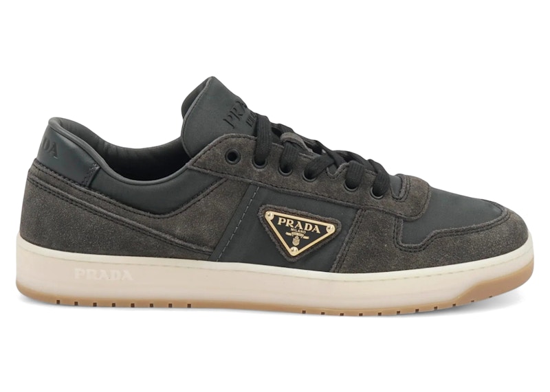 Prada Downtown Low Top Sneakers Dark Grey Men's