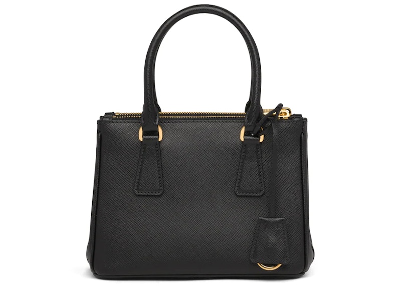 Prada monochrome bag online black