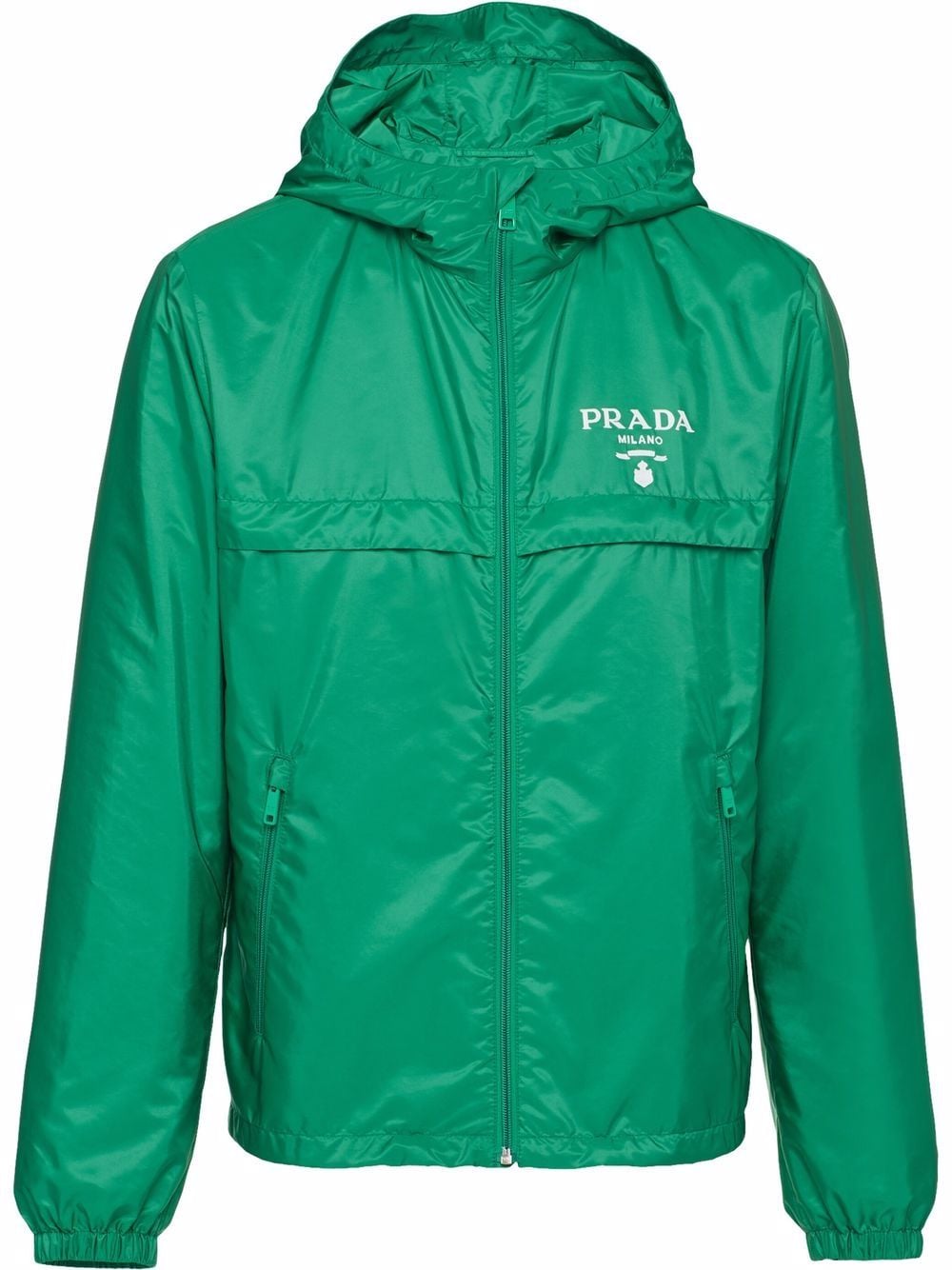 Prada Hooded Re-Nylon Windbreaker Jacket Green - SS22 - US