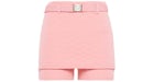 Prada Jacquard Shorts Pink