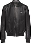 Louis Vuitton Mix gradient leather bomber varsity jacket, c99
