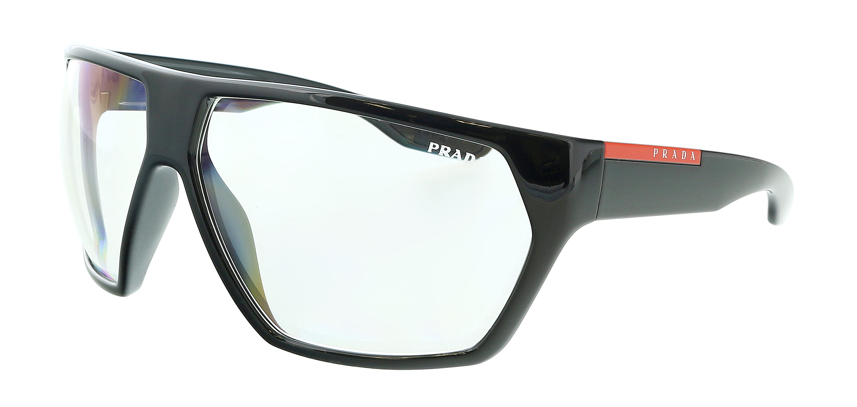 PRADA PR 06YS 09Q5S0 Men's Rectangular Sunglasses Black for sale online |  eBay