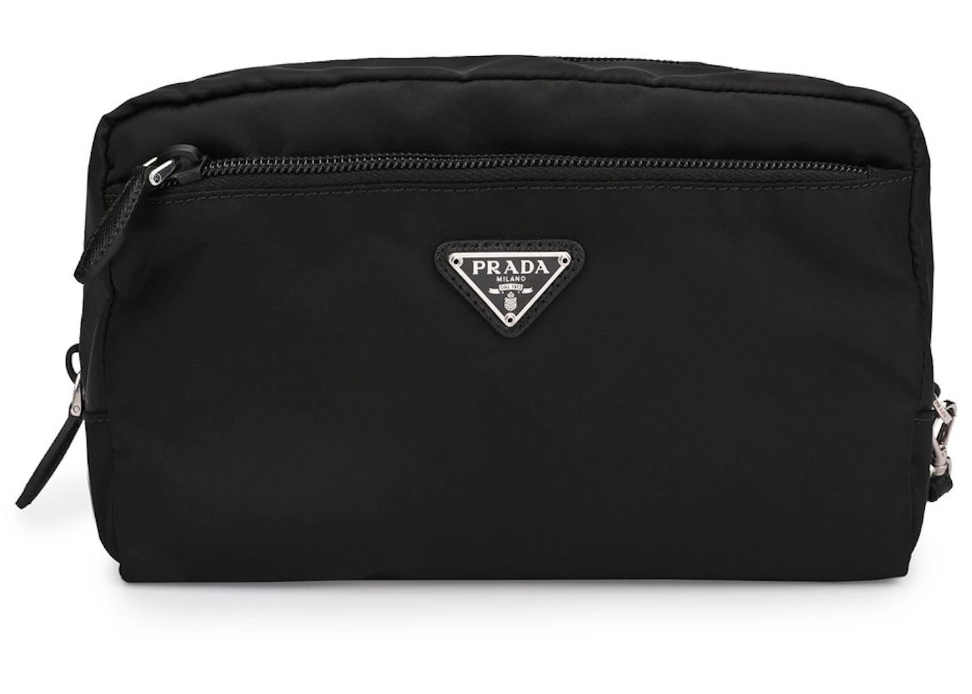 Leather clutch bag Prada Black in Leather - 14193264