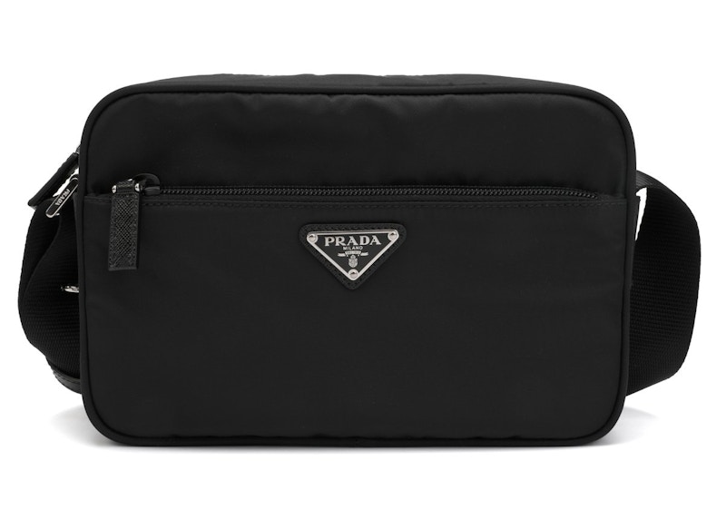 Prada Logo Shoulder Bag Black