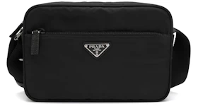 Prada Logo Shoulder Bag Black