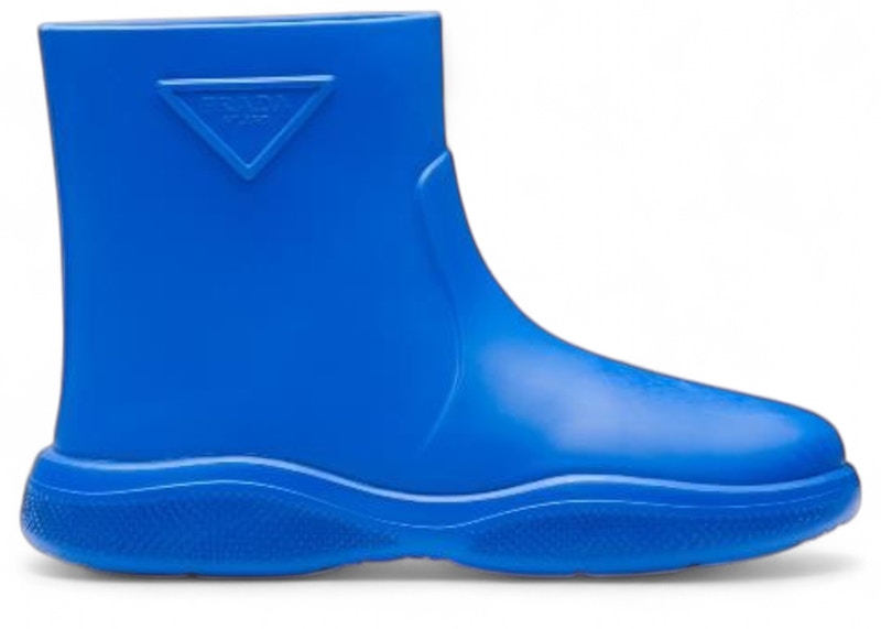 靴 PRADA / Rain boots Prada Black Rubber Rain Boots Size 9.5/40 | Yoogi's Closet