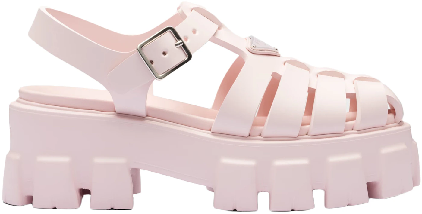 Prada Monolith Foam Rubber 55mm Sandals Alabaster Pink -  1X853M_3LKK_F0E18_F_055 - US