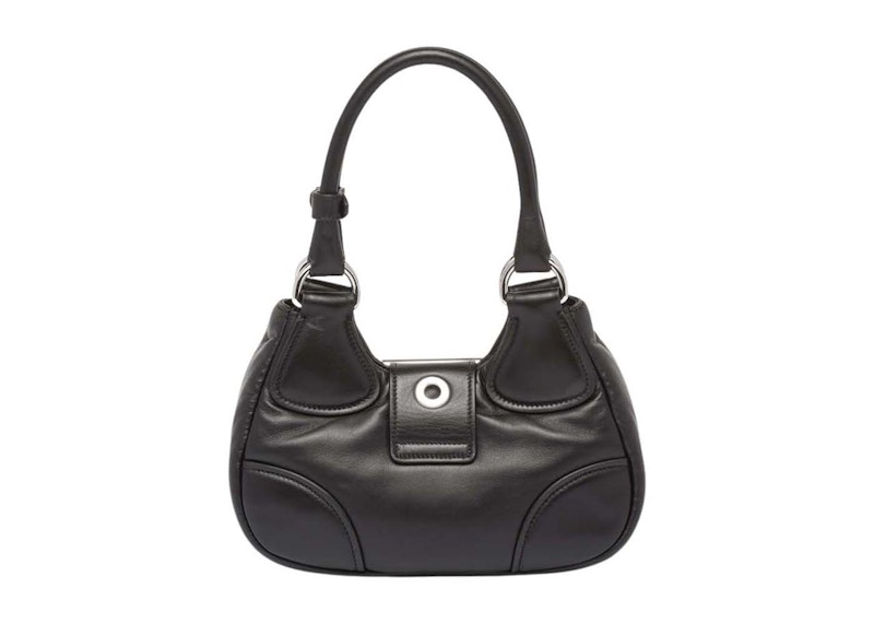 Prada Moon Padded Nappa Leather Bag Black