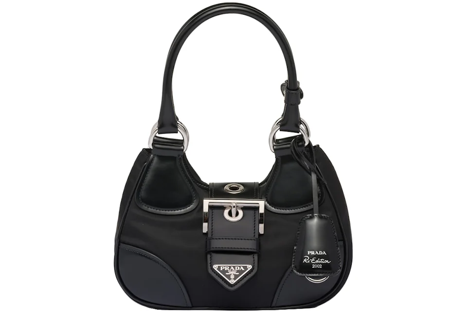Prada moon re nylon and leather bag Clearance