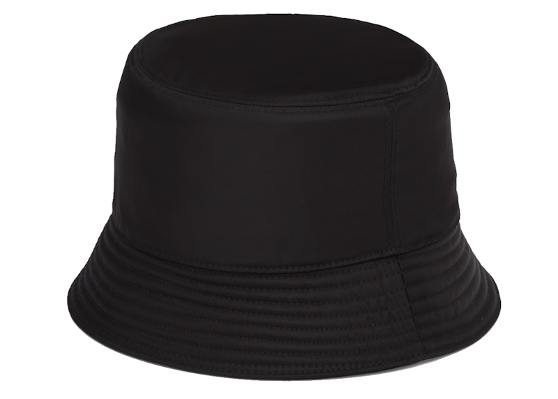 Prada Nylon Bucket Hat Black/Yellow