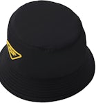 Prada Bucket Hat 1HC137 Nylon Black Size S 57cm with Dust Bag Free