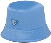 Prada Black Eco-Nylon Bucket Hat L Prada