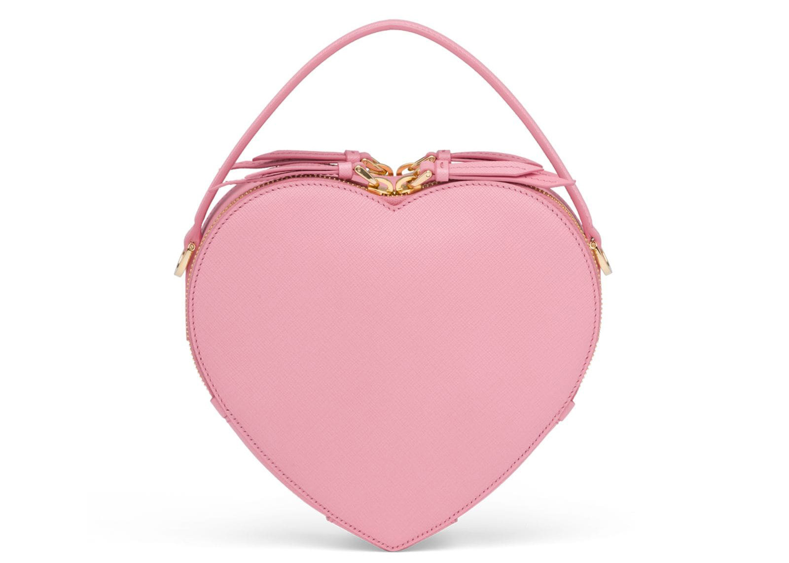prada pink heart bag