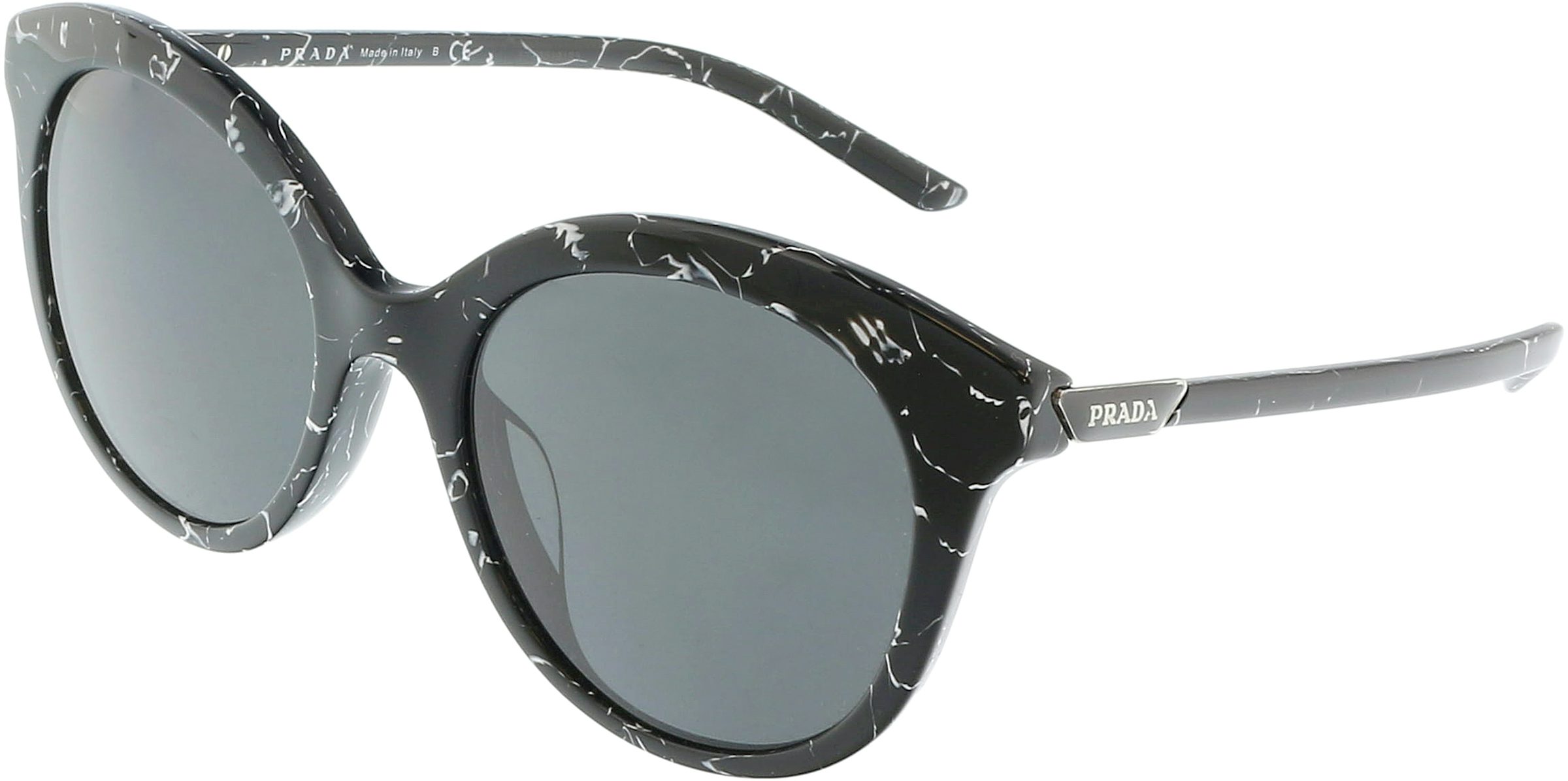 Prada Dark Grey Cat Eye Ladies Sunglasses PR 13ZSF 17D5S0 52