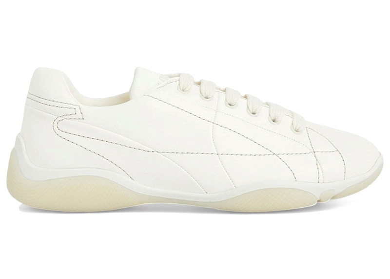 Men's Prada PRAX 01 Nappa Leather Sneakers in White
