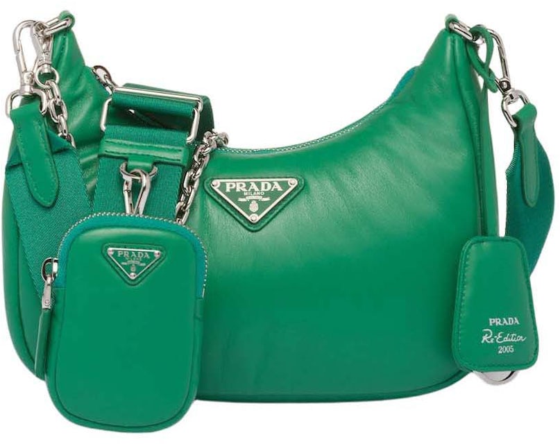 Prada Padded Nappa leather Re-Edition Shoulder Bag Pink | 3D model