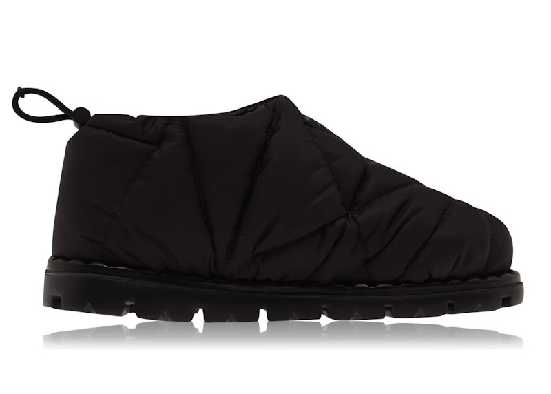 Pre-owned Prada Padded Renylon Boots (women's) Sneakers In Black