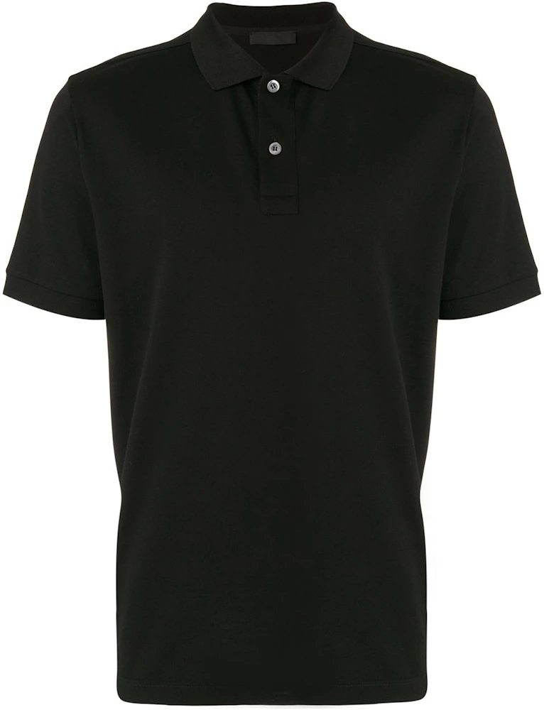 Prada Pique Polo Shirt Black Men's - SS22 - US