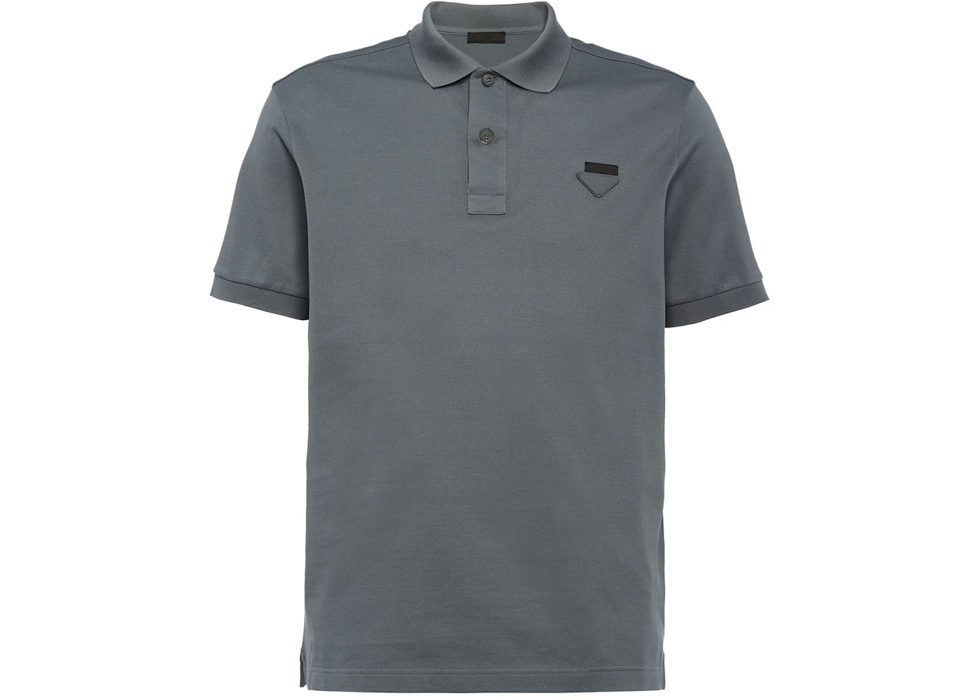Prada Pique Polo Shirt Grey Herren - SS22 - DE