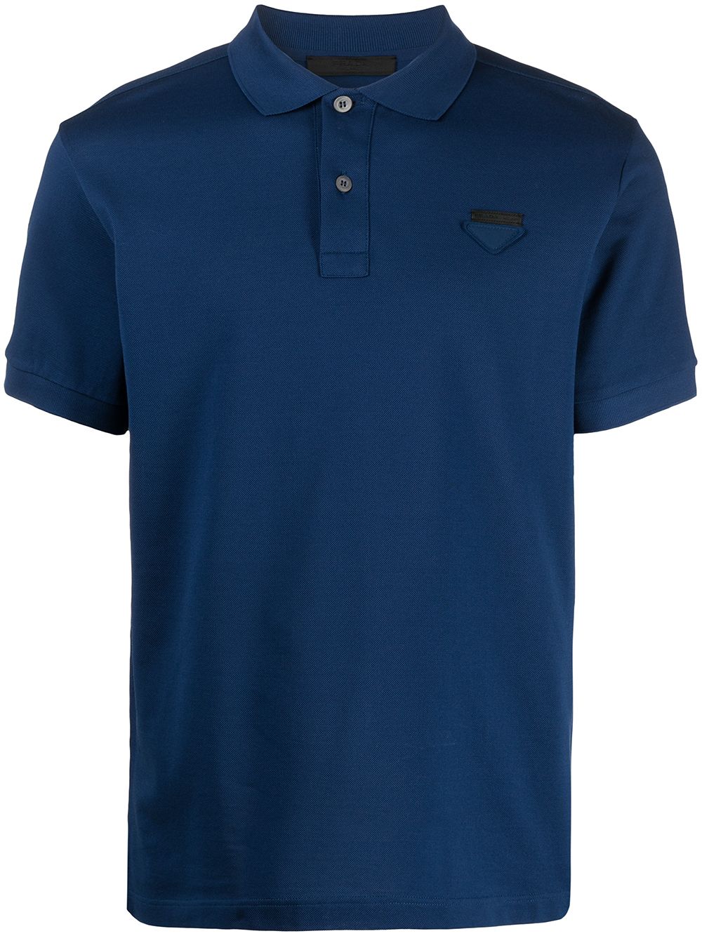 Prada Pique Polo Shirt Navy Blue Men's - SS22 - US