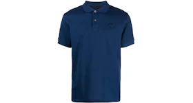 Prada Pique Polo Shirt Navy Blue