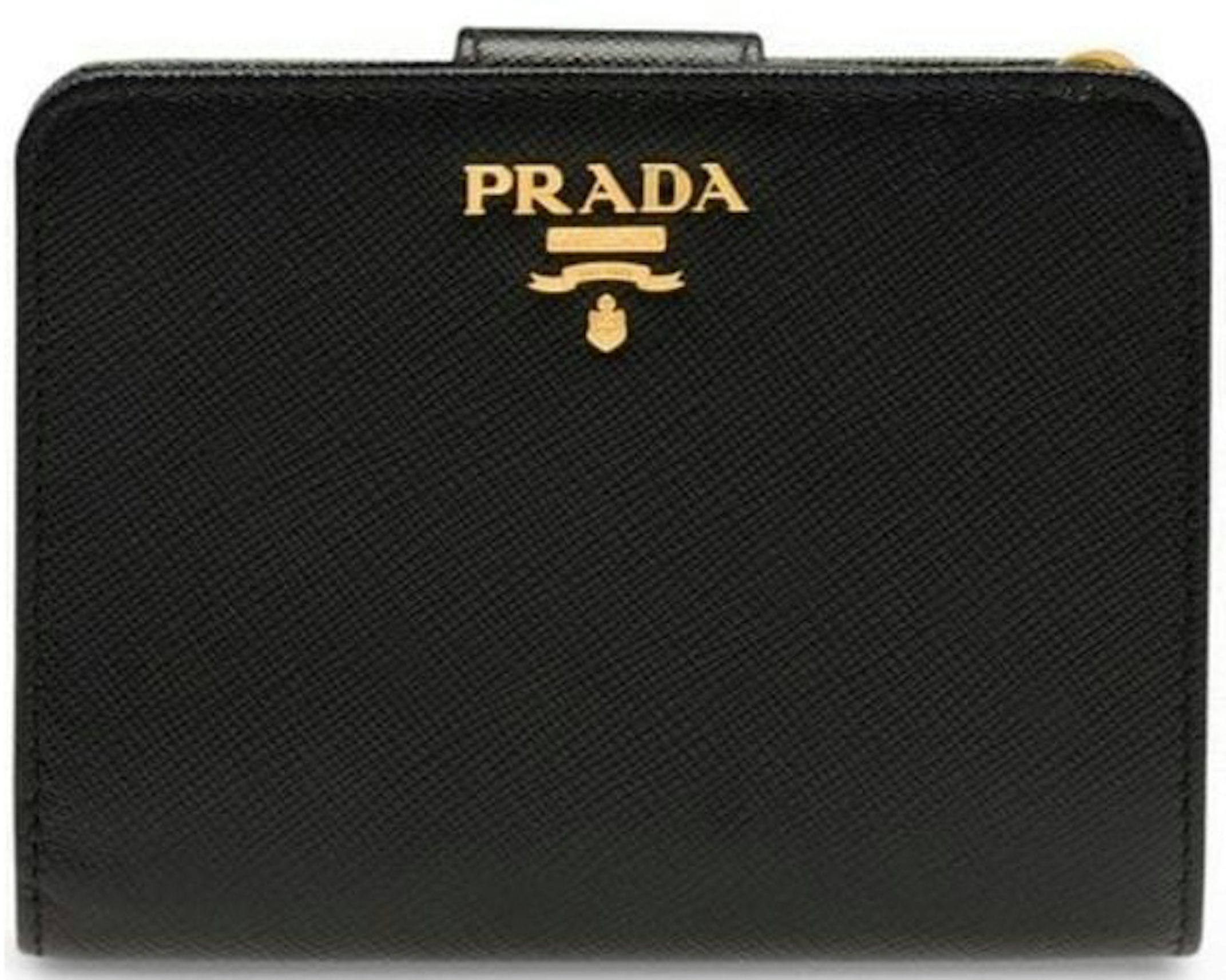 New Prada Cipria Beige Vitello Move Leather Chain Wallet Crossbody