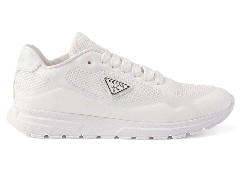 Pre-owned Prada Prax 2.0 (women's) Sneakers In White