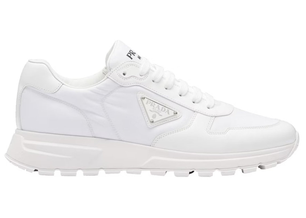 Pre-owned Prada Prax Re-nylon Sneaker White