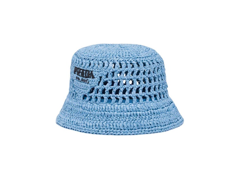 Baby blue discount prada bucket hat