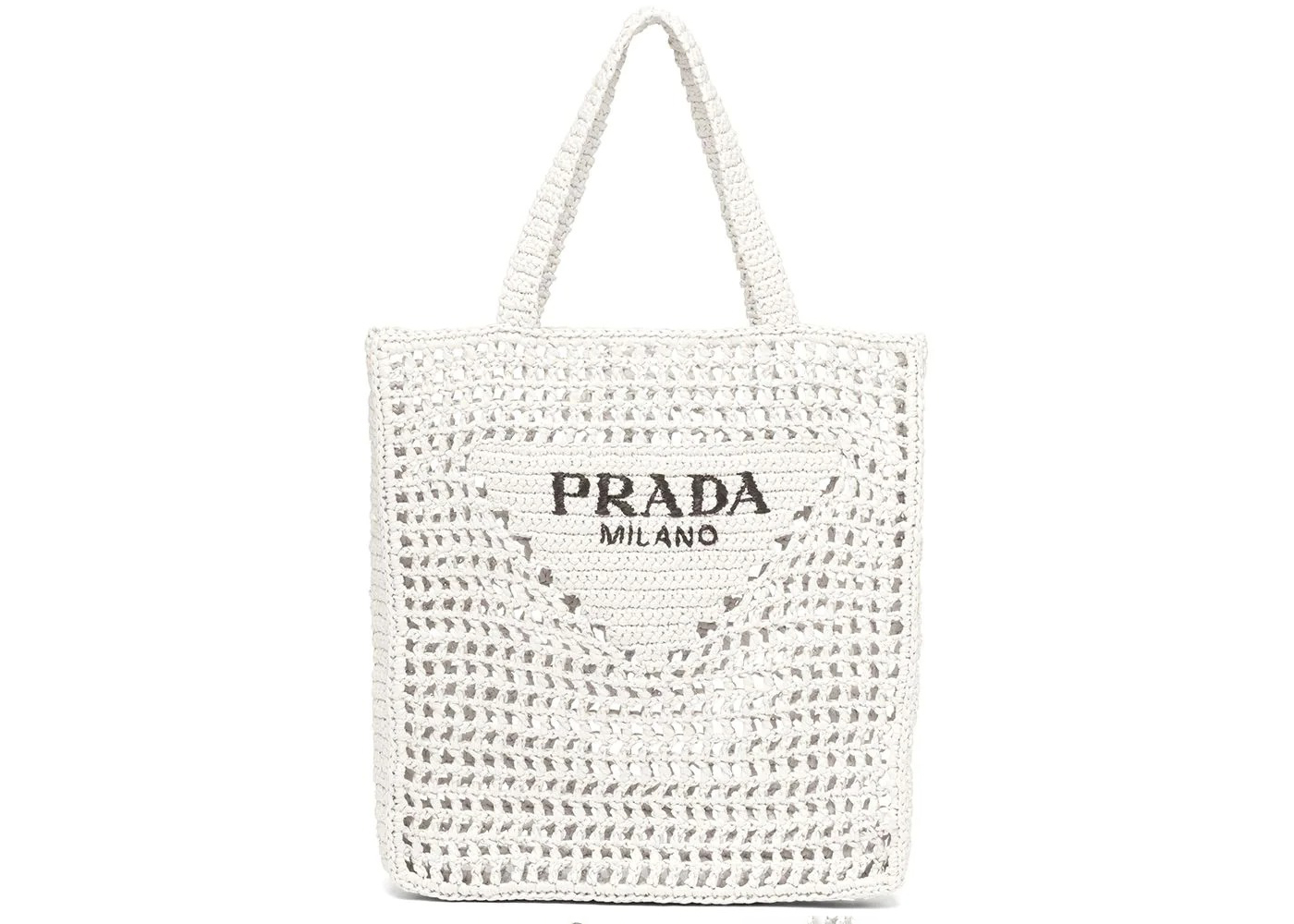 Prada Black/White Saffiano Lux Leather Small Galleria Tote Prada | TLC