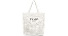 Bolso Tote Prada Raffia Blanco