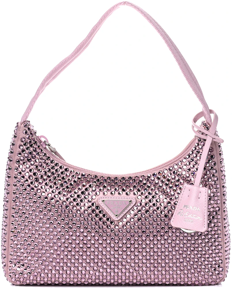 Prada Re-Edition Mini embellished shoulder bag