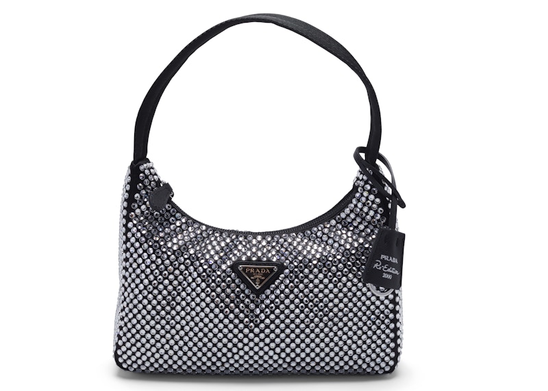 prada rhinestone bag