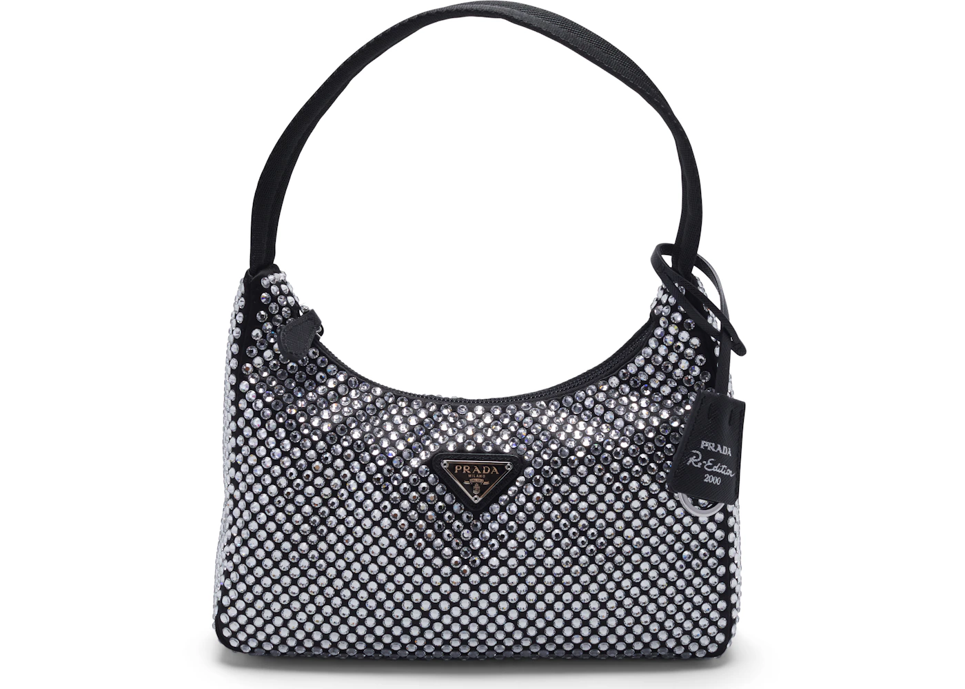 Prada black rhinestone bag Clearance