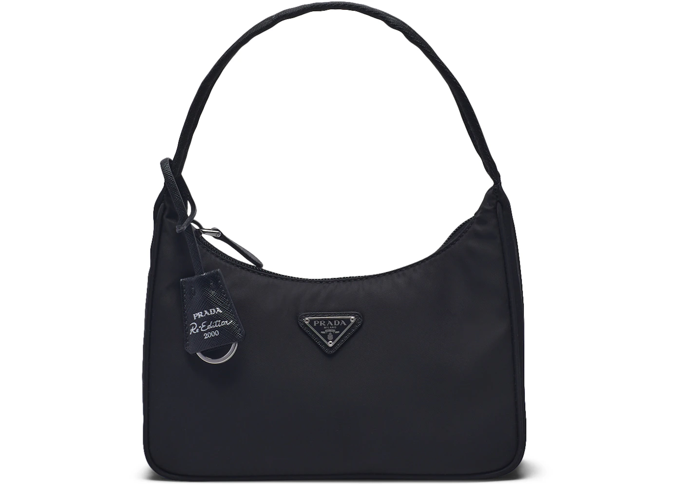 Prada Re-Edition 2000 Mini Bag Nylon Black in Nylon/Saffiano