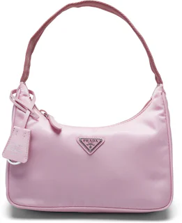 Prada Re-Edition 2000 Mini Bag Nylon Begonia Pink in Nylon/Saffiano ...