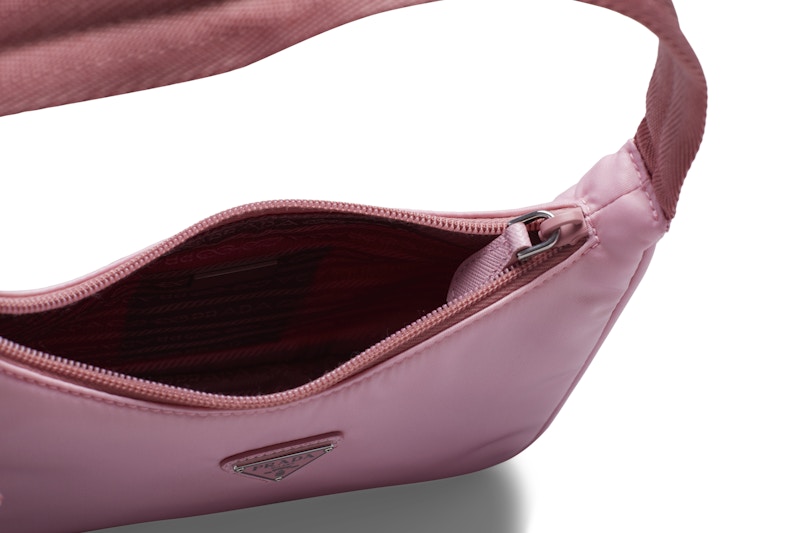 Prada bag pink nylon hot sale